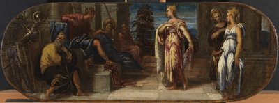 Ester y Asuero o Salomón y la Reina de Saba, 1545 de Jacopo Robusti Tintoretto