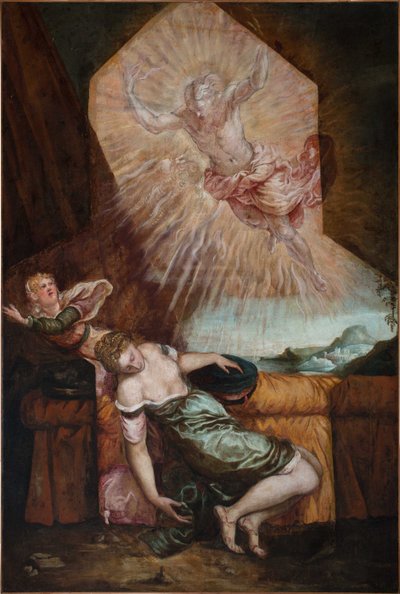 Júpiter y Sémele de Jacopo Robusti Tintoretto