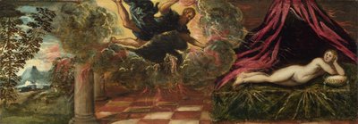 Júpiter y Semele, ca 1545 de Jacopo Robusti Tintoretto