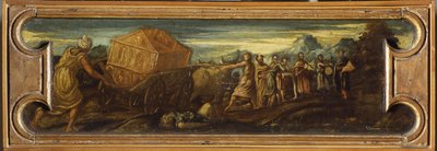 El Rey David llevando el Arca de la Alianza a Jerusalén de Jacopo Robusti Tintoretto