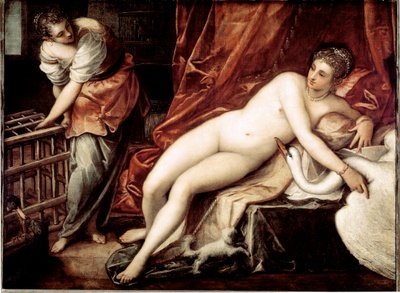 Leda y el cisne, c.1570 de Jacopo Robusti Tintoretto