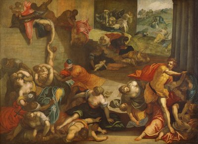 La Masacre de los Inocentes de Jacopo Robusti Tintoretto