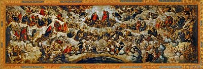 Paradise ... (pintura sobre lienzo) de Jacopo Robusti Tintoretto