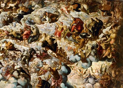 Paradise ... (pintura sobre lienzo) de Jacopo Robusti Tintoretto