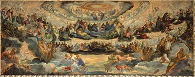Paraíso, boceto para la Sala del Maggior Consiglio ... de Jacopo Robusti Tintoretto
