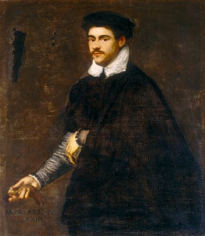 Retrato de un joven de Jacopo Robusti Tintoretto