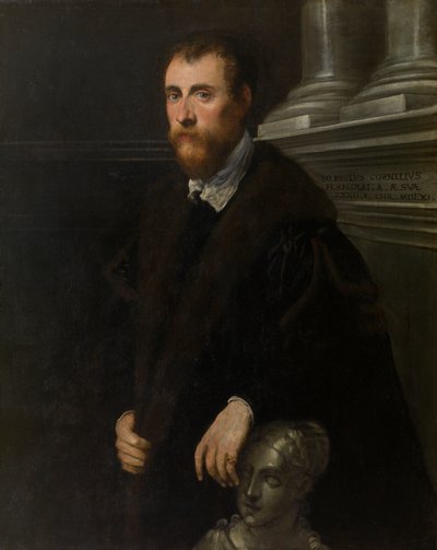 Retrato del humanista Giovanni Paolo Cornaro de Jacopo Robusti Tintoretto