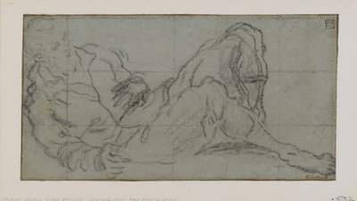 Figura Masculina Reclinado, 1560-9 de Jacopo Robusti Tintoretto