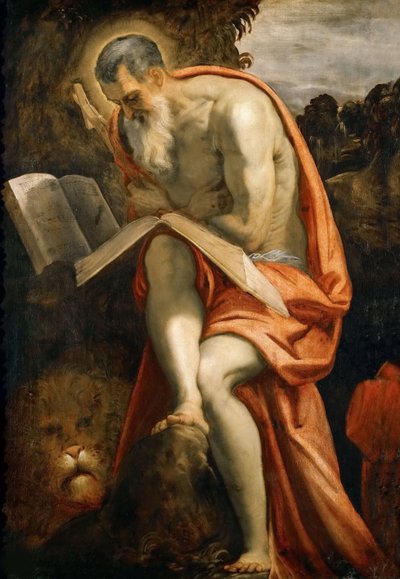 San Jerónimo, ca 1573-1575 de Jacopo Robusti Tintoretto