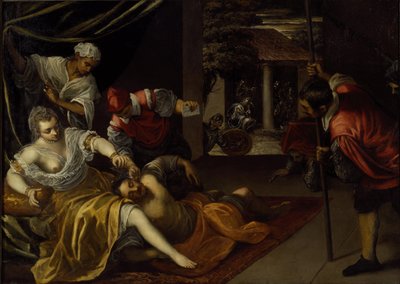 Sansón y Dalila de Jacopo Robusti Tintoretto
