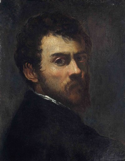 Autorretrato como un joven de Jacopo Robusti Tintoretto