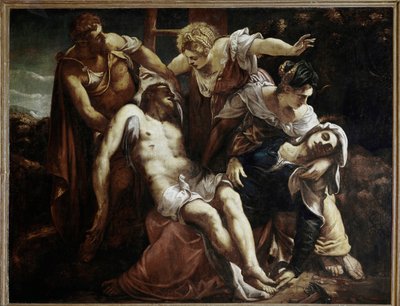 La deposición de Cristo de Jacopo Robusti Tintoretto