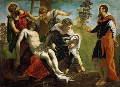 El Descendimiento de la Cruz, c. 1548 de Jacopo Robusti Tintoretto