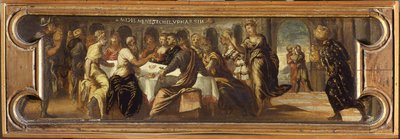 La Fiesta de Belsasar de Jacopo Robusti Tintoretto