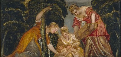 El hallazgo de Moisés de Jacopo Robusti Tintoretto