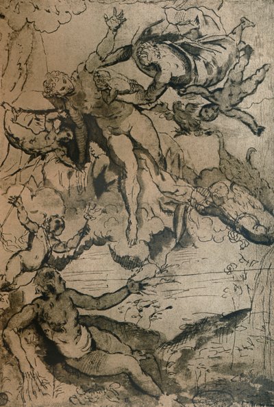 El origen de la Vía Láctea, c. 1575-1932 de Jacopo Robusti Tintoretto