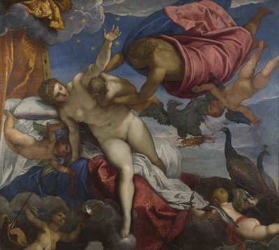 El origen de la Vía Láctea, ca. 1575 de Jacopo Robusti Tintoretto
