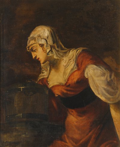 La mujer de Samaria en el pozo, c.1560 de Jacopo Robusti Tintoretto