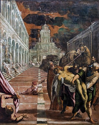 Transporte del Cuerpo de San Marcos de Jacopo Robusti Tintoretto
