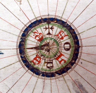 Punto de la Brújula, (detalle) de Jacopo Russo