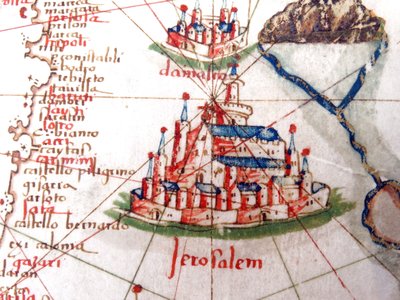 Jerusalén y Damasco, (detalle) de Jacopo Russo