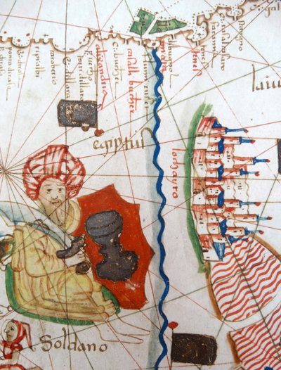 Egipto y el Mar Rojo, (detalle) de Jacopo Russo