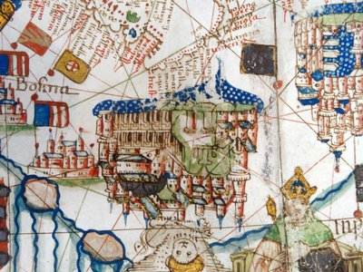 Mapa renacentista de Europa, Jacopo Russo (después), 1528 de Jacopo Russo