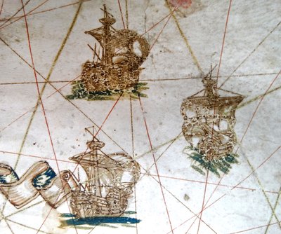 Mapa renacentista de Europa, Jacopo Russo (después) 1528 de Jacopo Russo