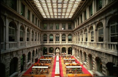Sala de lectura, construida en 1537-88 de Jacopo Sansovino