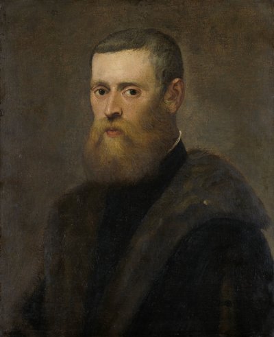 Retrato de un hombre de Jacopo Tintoretto (circle of)