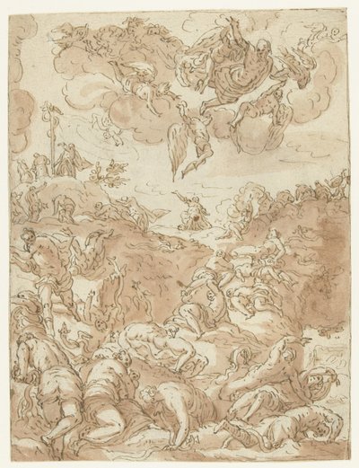 Crianza de la serpiente de cobre de Jacopo Tintoretto