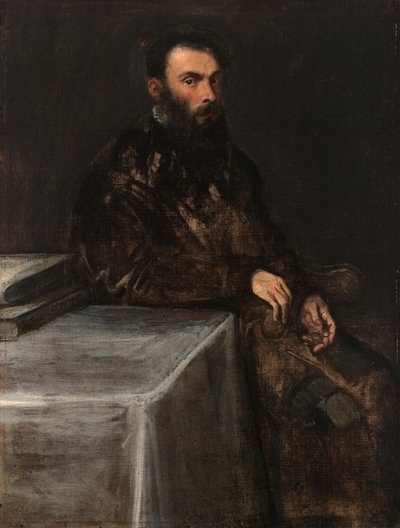 retrato de un hombre de Jacopo Tintoretto