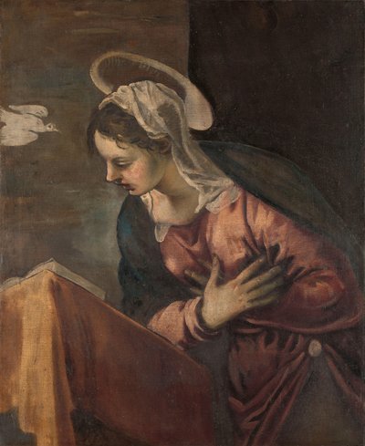 Virgen de la Anunciación a la Virgen de Jacopo Tintoretto