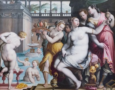 Betsabé en su baño de Jacopo Zucchi