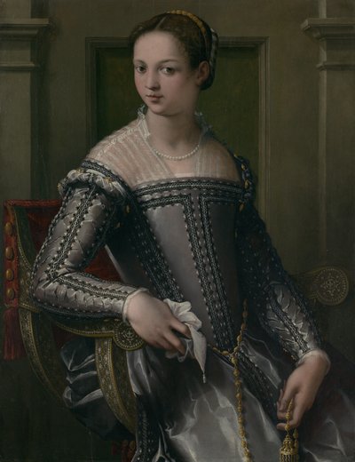 Retrato de una mujer de Jacopo Zucchi