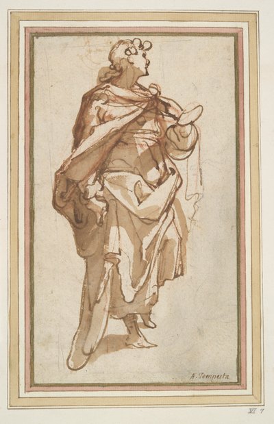 Joven de pie de Jacopo Zucchi