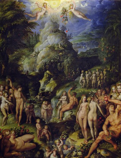 La edad de oro, c.1565 de Jacopo Zucchi