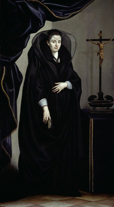 Retrato de una noble vestida de luto de Jacopo da Empoli