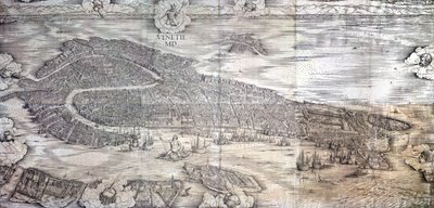 Grande Pianta Prospettica - Venecia, c.1500 de Jacopo de Barbari