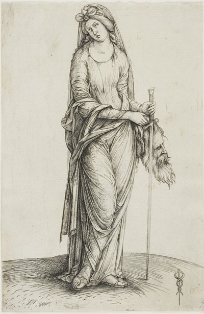 Judith sostiene la cabeza de Holofernes de Jacopo de