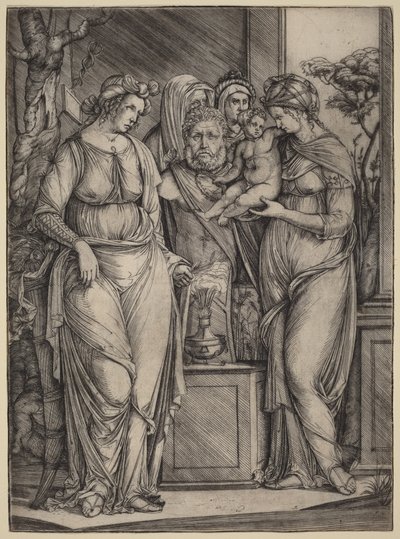 Gran sacrificio a Príapo de Jacopo de