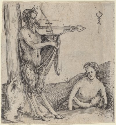 Familia de sátiros de Jacopo de Barbari