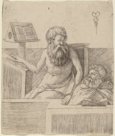Dos filósofos, c. 1509 de Jacopo de Barbari