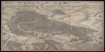 Vista de Venecia, 1500 de Jacopo de Barbari