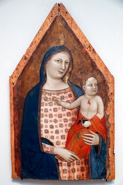 Virgen y Niño, c.1337-39 de Jacopo del Casentino