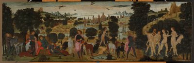 Diana y Acteón de Jacopo del Sellaio