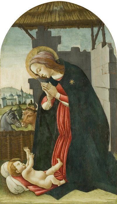 Madonna y Niño de Jacopo del Sellaio