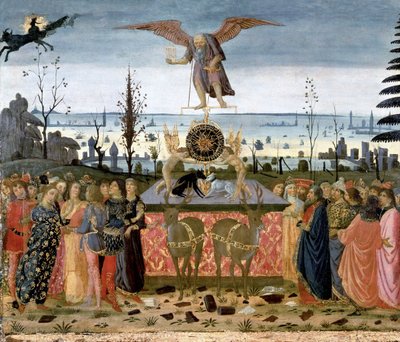 El Triunfo del Tiempo, 1480-1490 de Jacopo del Sellaio