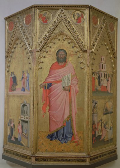 San Mateo y escenas de su vida de Jacopo di Cione
