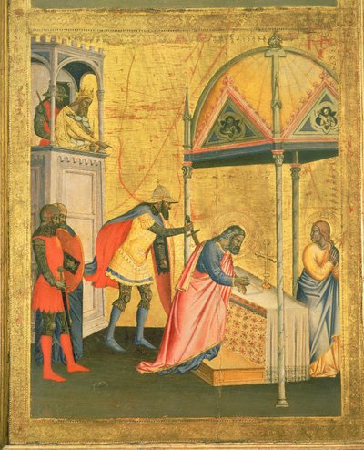 El martirio de San Mateo, del retablo de San Mateo y escenas de su vida, c.1367-70 de Jacopo di Cione